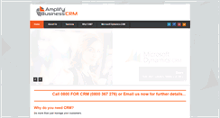 Desktop Screenshot of amplifycrm.com