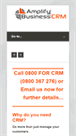 Mobile Screenshot of amplifycrm.com