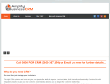 Tablet Screenshot of amplifycrm.com